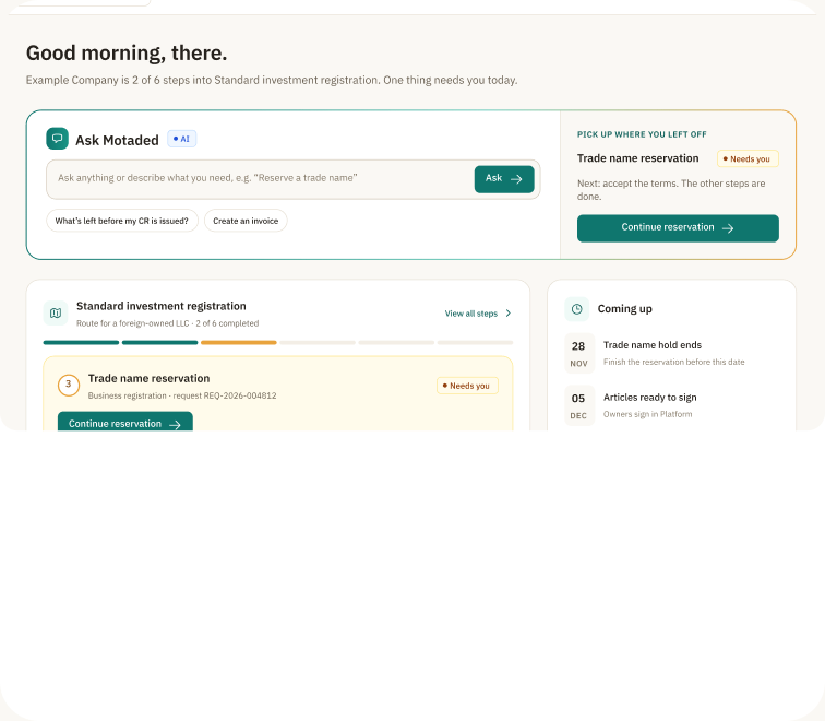 Platform product preview